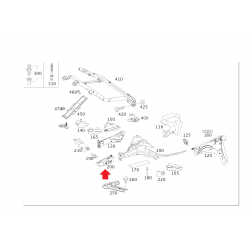 A1646303340 1646303340 MERCEDES W164 ÖN PANEL TAŞIYICI DEMİR ORJİNAL