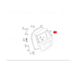 A1647400105 1647400105 W164 BAGAJ KAPAĞI ORJİNAL