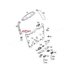 A1647401970 1647401970 W164 BAGAJ ARKA ALT KAPLAMA ORJİNAL