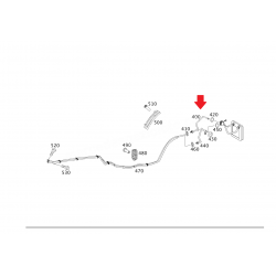 A1648303015 1648303015 MERCEDES W164 KLİMA BORUSU ARKA ORJİNAL