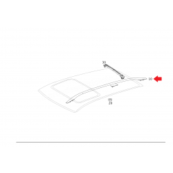 A1648900293 1648900293 W164 TAVAN ÇITASI KROM PARÇA ORJİNAL