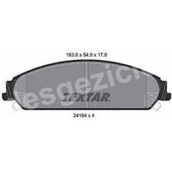 05142559AA 2416401 CHRYSLER 300 C ÖN BALATA TEXTAR