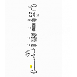 A1020501027 1020501027 MERCEDES M102 EKSOZ SİBOBU ORJİNAL (TAKIM 8 ADET FİYATIDIR)