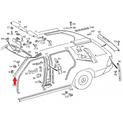 A1246900325 9045 1246900325 9045 MERCEDES W124 ÖN CAMIN YAN BAKALİTİ ORJİNAL