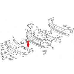 A1248853137 1248853137 MERCEDES W124 ÖN TAMPON KÖPÜĞÜ SOL TARAF ORJİNAL