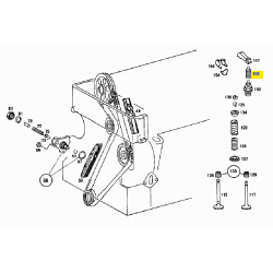A1100550321 1100550321 MERCEDES M114 M115 M130 PİYANO PİMİ (12 ADET TOPLAM) ORJİNAL