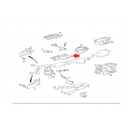 A1406826271 1406826271 MERCEDES W140 EKSOZ KORUMA SACI ORJİNAL