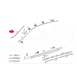 A1566901800 1566901800 MERCEDES W156 TAVAN OLUĞU ORJİNAL