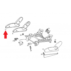 A1689180830 7D88 1689180830 7D88 W168 SAĞ KOLTUK YAN BAKALİTİ ORJİNAL