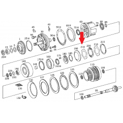 A2012721026 2012721026 MERCEDES 722.4 ŞANZIMAN ÇELİK PUL ORJİNAL