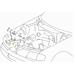 A2025200405 2025200405 MERCEDES W202 SOĞUTMA BORUSU ORJİNAL