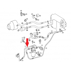 A2028300315 2028300315 MERCEDES W202 KLİMA BORUSU ORJİNAL