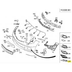 A2048852874 2048852874 MERCEDES W204 SAĞ SİS NİKELAJI ORJİNAL