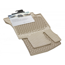 MERCEDES C CLASS LASTİK PASPAS ORJİNAL TKM İPEK BEJİ RENK W205 (2015-2021)