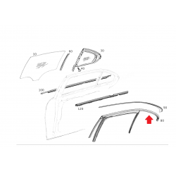 A2057356000 2057356000 MERCEDES W205 CAM HAREKET YUVASI SAĞ ARKA TARAF ORJİNAL