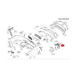 A2058854514 2058854514 W205 TUTUCU ORJİNAL