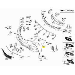 A2078800447 9999 2078800447 9999 MERCEDES W207 AMG ÖN TAMPON ORJİNAL