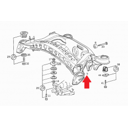 A2103503708 2103503708 MERCEDES W210 ARKA TRAVERS TAŞIYICISI ORJİNAL