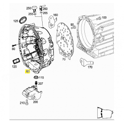 A2122712300 2122712300 A2122710501 2122710501 MERCEDES ŞANZIMAN ÖN MUHAFAZASI ORJİNAL