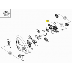 A2128600102 9116 2128600102 9116 MERCEDES W212 DİREKSİYON AİRBEĞİ ORJİNAL SIFIR