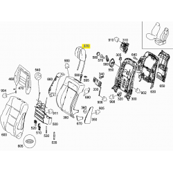 A2129700680 8P76 2129700680 8P76 MERCEDES W212 KOLTUK BAŞLIĞI ORJİNAL SIFIR