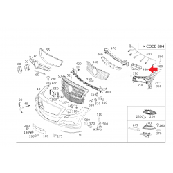 A2188852437 2188852437 MERCEDES CLS 250 W218 SOL ÖN TAMPON KÖPÜĞÜ ORJİNAL