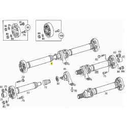 A2204109206 2204109206 MERCEDES W220 KOMPLE ŞAFT ORJİNAL
