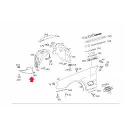 A2306900830 2306900830 MERCEDES W230 SAĞ ÖN DAVLUNBAZ KÜREK BAKALİTİ ORJİNAL