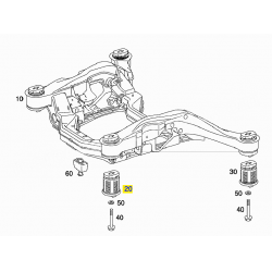 A2403311044 A2403311144 W240 MAYBACH TRAVERS TAKOZU ORJİNAL