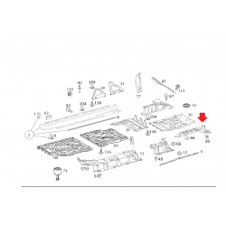 A4146900930 4146900930 MERCEDES VANEO W414 SOL ARKA ALT MUHAFAZA ORJİNAL