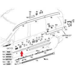 A6396900562 9999 6396900562 9999 MERCEDES W639 SAĞ ÖN KAPI ÇITASI ORJİNAL