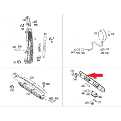 A6397432430 9051 6397432430 9051 MERCEDES W639 ARKA BAGAJ TUTAMAĞI ORJİNAL