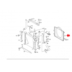 A9015051055 9015051055 MERCEDES SPRİNTER W901 FAN DAVLUMBAZI ORJİNAL