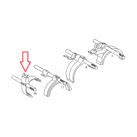 A0022655005 0022655005 W638 VİTES KOLU ORJİNAL