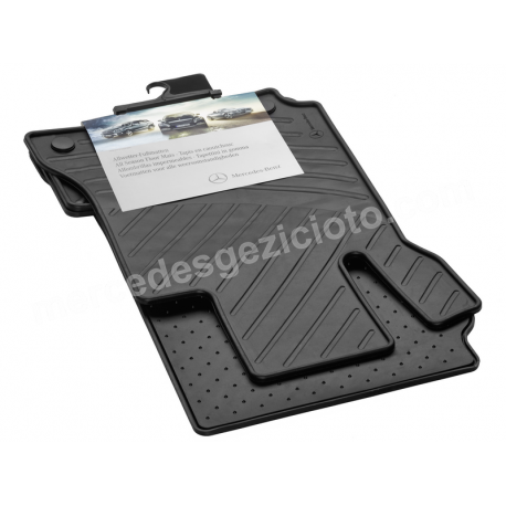 MERCEDES C CLASS LASTİK PASPAS ORJİNAL SİYAH RENK W204 (2007-2014)