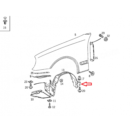 GEZİCİ OTOMOTİV - A2088600088 2088600088 MERCEDES W208 EMNİYET KEMER ...