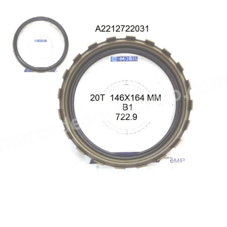 A2212722031 2212722031 MERCEDES 722.9 ŞANZIMAN PİSTONU ORJİNAL SIFIR