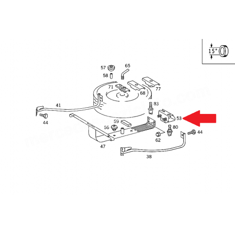 A6384000044 6384000044 W638 TUTUCU ORJİNAL