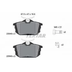 A4544201020 2354901 SMART FORFOUR ARKA FREN BALATASI TEXTAR
