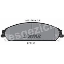 05142559AA 2416401 CHRYSLER 300 C ÖN BALATA TEXTAR