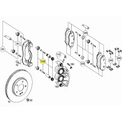 A0004210850 0004210850 MERCEDES W447 VİTO ÖN KALİPER TM TKM ORJİNAL