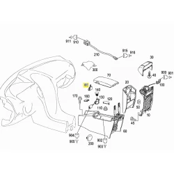 A0025424219 0025424219 MERCEDES W171 W209 GLOVE COMPARTMENT CATCH RELAY ORGINAL NEW PART