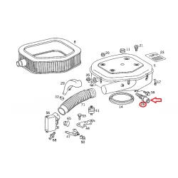 A0095426017 0095426017 MERCEDES 104 MOTOR HARARET MÜŞÜRÜ ORJİNAL