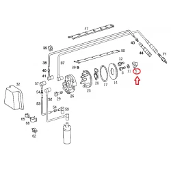 A1031581040 1031581040 103 MOTOR DİSTRİBÜTÖR KAPAK TUTUCUSU ORJİNAL
