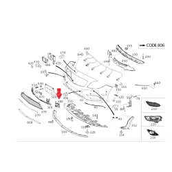 A1178850123 1178850123 MERCEDES W117 TAMPON PARÇASI ORJİNAL