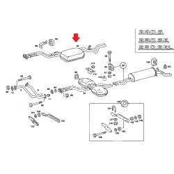 A1264904815 1264904815 W126 ORTA EKSOZ EBERSPAECHER