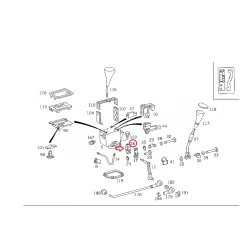 A1402600253 1402600253 MERCEDES W140 VİTES MEKANİZMA PARÇASI ORJİNAL SIFIR