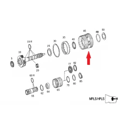 A1402701743 1402701743 MERCEDES 722.6 ŞANZIMAN DİŞLİSİ ORJİNAL SIFIR