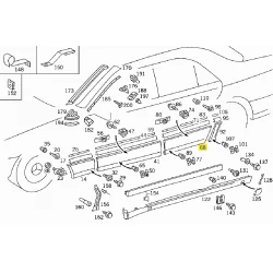 A1406901140 A1406904740 MERCEDES W140 SOL ARKA KAPI KAPLAMASI YAN SANAYİ