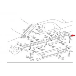 A1406982530 1406982530 MERCEDES W140 SOL ARKA DAVLUNBAZ ORJİNAL
